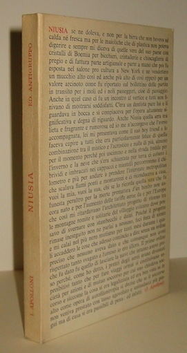 Ignazio Apolloni Niusia 1976 Palermo Edizioni Antigruppo